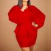 Women's Clothing Temperament Commuter Puff Sleeve Top Hip Skirt Suit_desvips.com