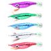 Electroplated Squid Shrimp Lure 10CM-9G Big Eyes Wood Shrimp Hooks Octopus Squid Hooks Cuttlefish Fishing Lure Fishing Supplies_desvips.com