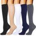 Sports Socks Sports Compression Socks Solid Color Flat Calf Fitness Long Cycling Polyester_desvips.com