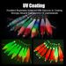 LEYDUN Luminous Eye Horizontal Jig Wood Squid BKK Hook 14pcs/Set Lures Cuttlefish Shrimp Baits_desvips.com
