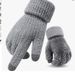 Double-Layer Thickened Autumn And Winter Touchscreen Fleece Chenille Outdoor Cycling Warm Two-Layer_desvips.com