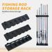 Multifunctional Wall-Mounted Holder Lure Storage Fishing Landing Net Hand Rod Display Rack_desvips.com