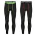 Men's Fleece Lined Athletic Leggings Quick Drying Stretchy Basketball Training Pants Warm Base Layer For Running Outdoor Sports_desvips.com