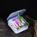 WEIHE 5pcs Fly Fishing Bait Lure Kit Fly Fishing Hook Combo Lifelike Fly Hooks With Feather And Metal Spoon Pesca_desvips.com