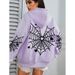 Spider Web Print Kangaroo Pocket Hoodie, Casual Long Sleeve Drawstring Hoodie Spring Autumn Sports_desvips.com