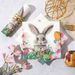 PomParty Easter Bunny Printed Napkins, Popular 20-Pack Cute Cartoon Holiday Home Decorative Tissues_desvips.com