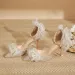 The New Style Sparkles The Pearl Chain Crystal Shoe Large Size Feeg High-heeled Shoes_desvips.com