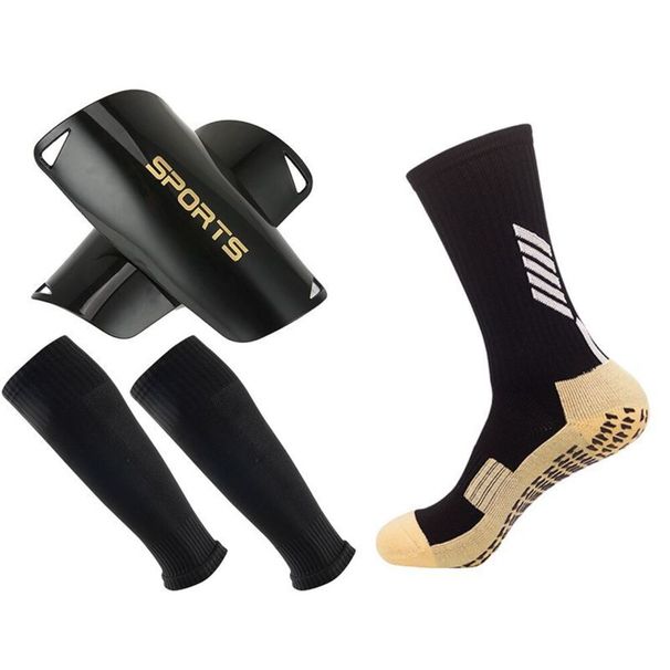 Professional Men's Women's Set, Football Shin Guards, Short And Long Non-slip Socks, Fixed Sock Sleeves, Full Set Of_desvips.com