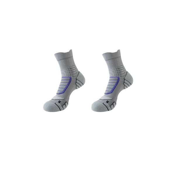 Men's Plus Size Mid Calf Terry Cloth Socks Spring Summer Style Thickened Running Sports Basketball Socks Professional Badminton Socks For Actual Use_desvips.com