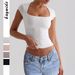 Diyun Yoga Wear Sports Stretch Slim Fit T-Shirt Women's Clothing 2025 Summer_desvips.com
