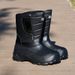 Ski Boots Winter New Snow Boots Men Plus Velvet Warm Cold Proof Fishing Shoes EVA Bottom Waterproof Cotton Shoes_desvips.com