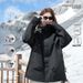 Mountain Style Men And Women, Three-in-One Detachable Windproof Waterproof Small Size Coat, Outdoor Couple Hiking Jacket_desvips.com
