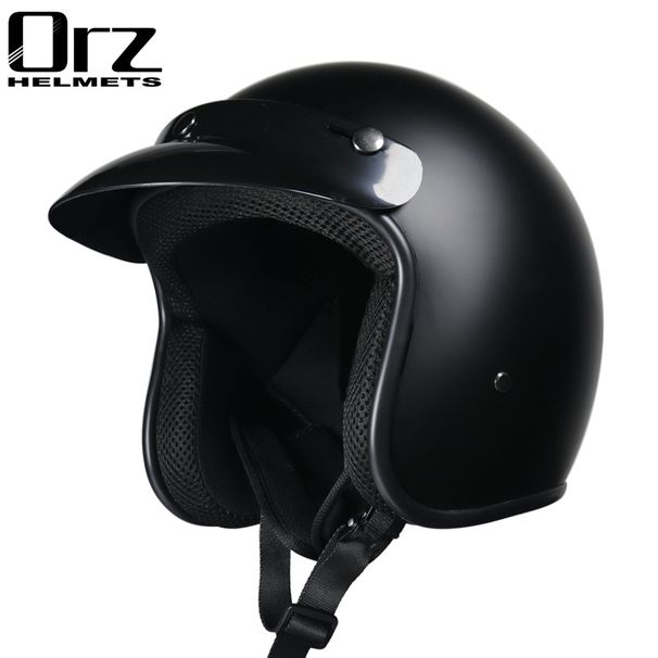 Men's and women's leather helmets Electric helmet 3/4 summer helmet semi-helmet scooter for all seasons_desvips.com