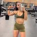 Alphalete Women's Seamless Yoga Pants High Elastic Shorts Quick Drying Three Piece Set Summer Outdoor Running Sports Knitted_desvips.com