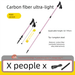 Carbon Fiber Ultra-Light Telescopic Trekking Walking Stick Lightweight Portable Outdoor Climbing Sticks_desvips.com