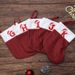 001 Cross-Border Red English Letters Christmas Socks Small Ornaments Party Decorations Children's Gift Bags_desvips.com