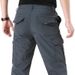 001 Cross-Border New Outdoor Tactical Men Winter Multi-Pocket Fleece-Lined Casual Straight Cargo Quick-Dry Pants_desvips.com