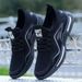 Summer Sports Net Men's Casual Breathable Running Shoes, One Foot White Shoes_desvips.com