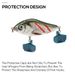 TREHOOK 5pcs Killers For Pike Sinking Wobblers Fishing Lures Set 8cm 24g Jerkbait Hard Artificial Bait With Fishing Tackle Box_desvips.com