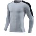 Men's Clothing Tights Long-Sleeved T-Shirt High Elastic Quick-Drying Breathable Sports Running Training Fitness Clothes Round Neck_desvips.com