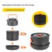 Outdoor DS-512 Aluminum Alloy Cookware Tea Kettle Pot Non-stick Pan Combination Multi-person Portable Set_desvips.com