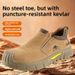 Summer New For Men, Electrician Shoes, Anti-Smash, Anti-Puncture, Comfortable, Breathable, Steel Toe, Non-Slip,_desvips.com