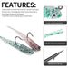 Lead Head Soft 7cm 5g Fork Tail Small Gray Simulation Bait Warble Mouth Mandarin Fish Bass Bionic Fishing Lure_desvips.com