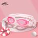 Silicone For Children And Adults Universal Custom HD Clear One-piece Earplugs Waterproof Anti-fog Swimming Goggles_desvips.com