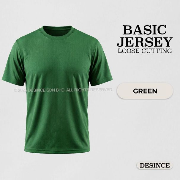 DESINCE Men Basic Eyelet Microfiber With Quick Dry Fabric Men's Regular Short Sleeve Jersey MT 085_desvips.com