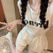 Fashionable Women's Summer Outfit 2026 New Style: Backless Short-sleeve T-shirt Two-piece Set With Sporty Casual_desvips.com