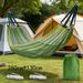 Outdoor Ice Silk Hammock, Breathable And Lightweight Mesh Bed For Adults, Swing With Enhanced Load-bearing Capacity,_desvips.com