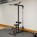 Stazione Fitness Pull Down Da Con Panca E Cavo Regolabile, In Acciaio 107x120x190cm Nero_desvips.com