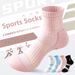Professional Women's Sports Socks Thick Terry Cloth Sole For Outdoor Running Marathon Hiking Mountaineering Badminton Spring Summer_desvips.com