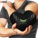 Sports Knitted Compression Elbow Brace With Silicone, Breathable, Non-slip Basketball Arm Sleeve, Nylon Anti-collision_desvips.com