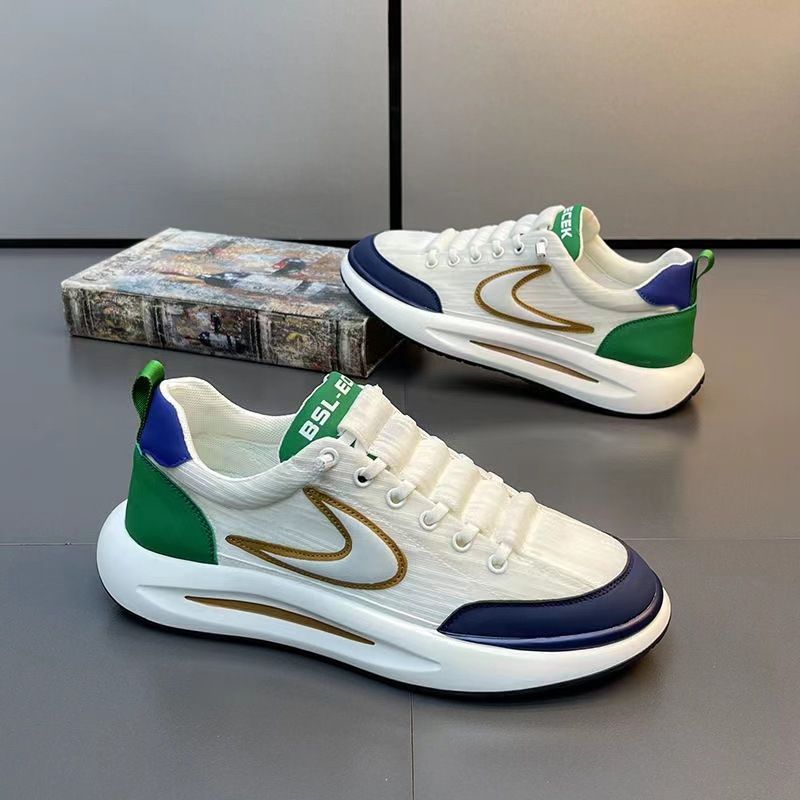 Men's Spring New Breathable Ice Silk Cloth Mesh Trend Everything With Daddy Shoes_desvips.com