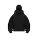 Hot-Selling Export Plain DIY Ins Hooded Zipper Sweatshirt Fleece Lined Double Hood Unisex Spring Autumn Winter Couple_desvips.com