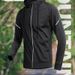 Fitness Clothes, Men's Fleece Sports Speed Drying Jacket, Hooded Autumn Cycling Long Sleeved Morning Running Tra_desvips.com