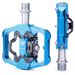 GEWAGE Mountain Bike Locking Flat Aluminum Alloy Triple Bearing Cycling Pedals_desvips.com