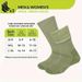 3 Pairs New Hiking Pad Keep Warm Crew Neck Winter Boot Set Army Green Wool Socks Breathable_desvips.com