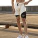 2022 Spors Shors Spring/summer New Syle Wih Zipper Pockes, Srechy Baskeball Shors, Wo-in-one Faux Wo-piece_desvips.com