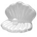 Mermaid Shell Inflatable Float - Pearl Accents & Fan-Shaped Seat (Instagrammable Pool Float For Adults Waterproof & Heavy-Duty PVC)_desvips.com