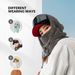Qunature Winter Fleece Balaclava, Ski Mask, Tube Scarf, Unisex Hat_desvips.com