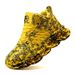 QZHSMY High-top Graffiti Men Casual High Quality Sports Running Shoes Lightweight Comfortable Gym Sneakers_desvips.com