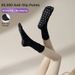 Autumn/Winter Professional Yoga Socks For Women Non-Slip Five Finger Pilates Special Mid-Length Slouch Socks_desvips.com