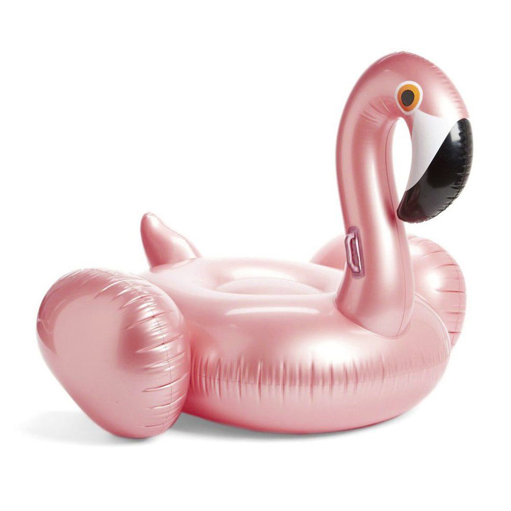 Inflatable Flamingo Pool Float - Giant 190cm Rose Gold Lounger For Adults, Premium Thickened Design_desvips.com