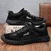 Unbeatable Quality Italian Withdrawal And Leakage Collection Spring/Summer Sports Men's Leather Breathable Running Shoes_desvips.com