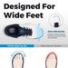 FitVille Men's Golf Shoes Non-slip Wear-resistant Comfortable Professional Sports Sneakers For Swollen Feet Relieves Toe_desvips.com