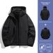 Luo Tuo Same Style 3-in-1 Women's New Windproof Waterproof Travel Men's Detachable Warm Mountaineering Jacket_desvips.com