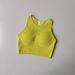 One-piece Running Fitness Sports Vest For Women, High-intensity Ribbed Hollow-out Bck, Shockproof Tight-fitting Yog_desvips.com