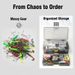 JSFUN 411Pcs/Box Fishing Lure Tackle Set Including Soft Hard Baits Hooks Swivels Tools For Freshwater Saltwater Angling_desvips.com
